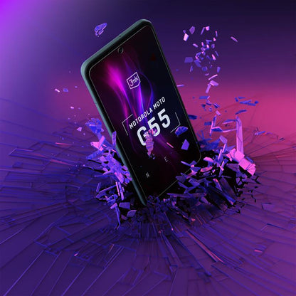 3mk FlexibleGlass - Hibridinis stiklas skirtas Motorola Moto G55 5G