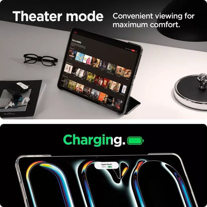 Spigen Smart Fold – dėklas, skirtas iPad Pro 11 colių (M4, 2024) (juodas)