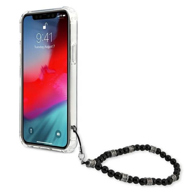 Guess Black Pearl Strap - iPhone 12 Pro Max dėklas (skaidrus)
