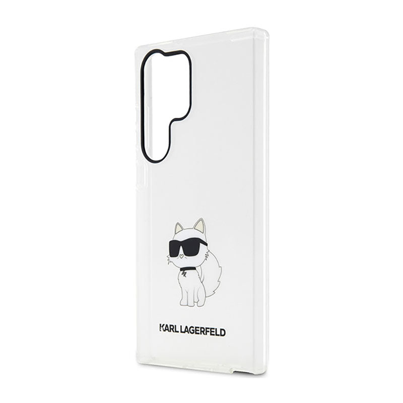Karl Lagerfeld IML NFT Choupette - dėklas Samsung Galaxy S23 Ultra (skaidrus)