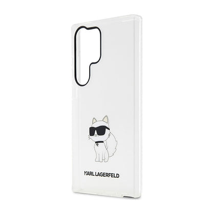 Karl Lagerfeld IML NFT Choupette - dėklas Samsung Galaxy S23 Ultra (skaidrus)