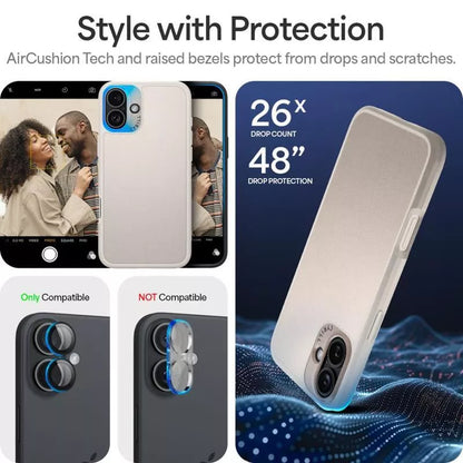 Spigen Cyrill Kajuk Mag MagSafe – dėklas skirtas iPhone 16 (kreminis)