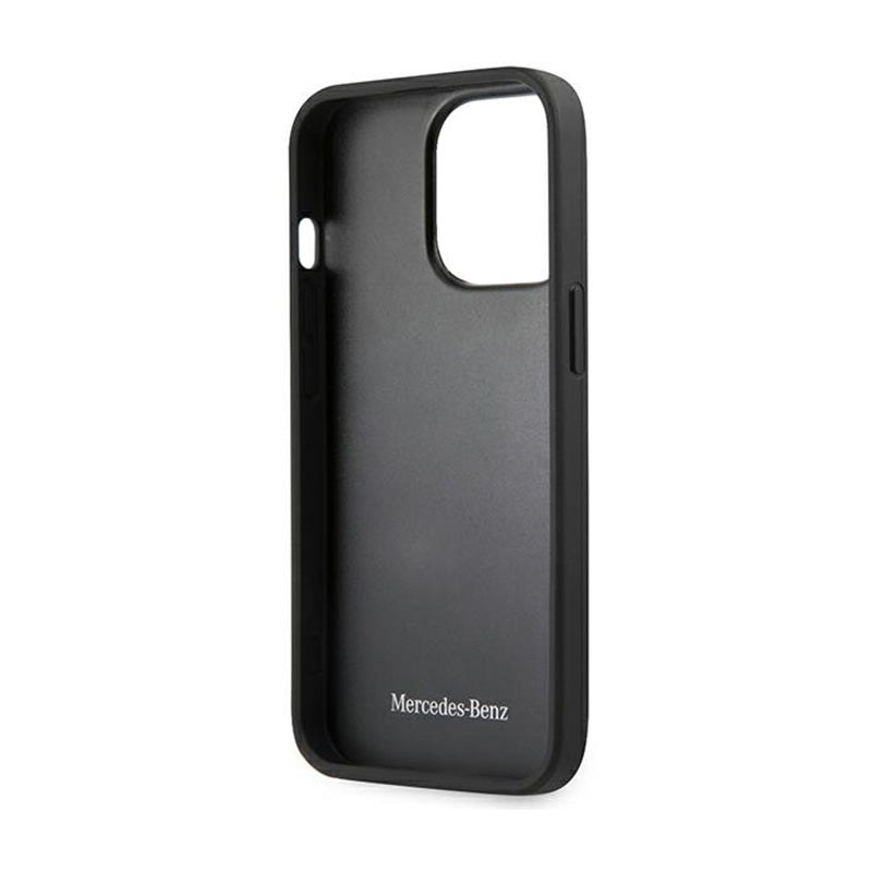 Mercedes Leather Urban Line – dėklas skirtas iPhone 15 Pro Max (juodas)