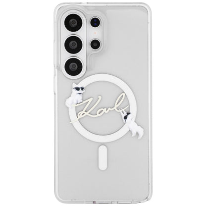 Karl Lagerfeld IML KC Script MagSafe - Samsung Galaxy S26 Ultra dėklas (Skaidrus)