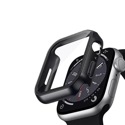 Crong Hybrid laikrodžio dėklas - dėklas su stiklu, skirtas Apple Watch 45 mm (Starlight)
