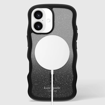 Kate Spade New York Wavy MagSafe – dėklas iPhone 16 (Nightfall)