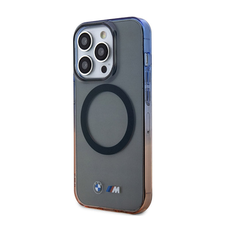 BMW Gradient Bumper MagSafe – Dėklas iPhone 14 Pro (pilkas)