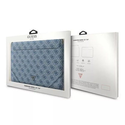 Guess 4G Uptown Triangle Logo Rankovė - Nešiojamojo Kompiuterio Dėklas 13" / 14" (Mėlyna)