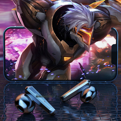 WEKOME VB05 Vanguard Series – „Bluetooth V5.3 TWS“ belaidės ausinės su įkrovimo dėklu (pilkos)