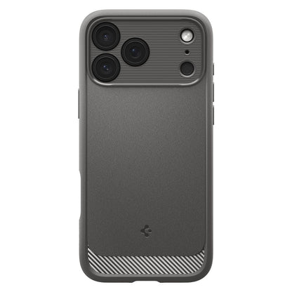 Spigen Rugged Armor Mag MagSafe – dėklas iPhone 17 Pro (pilkos spalvos)