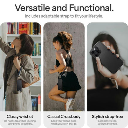 Spigen Cyrill Kajuk Classic Charm Mag MagSafe – dėklas, skirtas „iPhone 16 Pro Max“ (juodas)