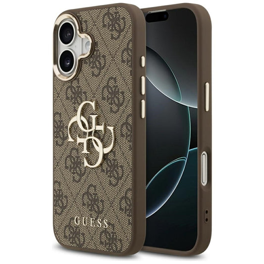 Guess 4G Big 4G Classic Logo - Dėklas iPhone 17 (Ruda / Auksas)