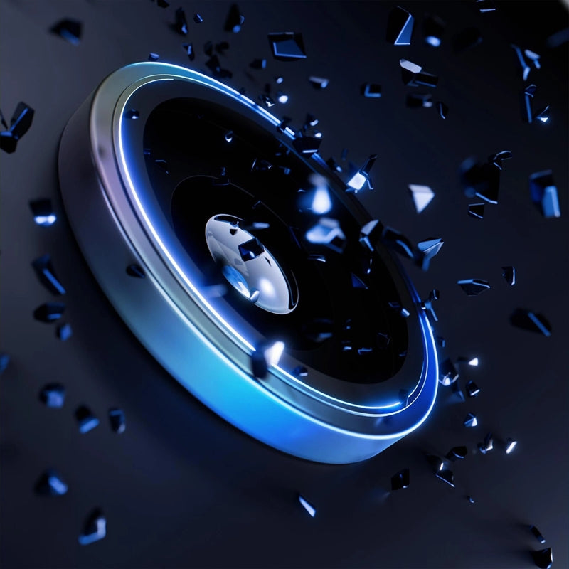 3mk Objektyvo apsauga Pro - Kameros objektyvo stiklas, skirtas iPhone Air (Vaivorykštė)