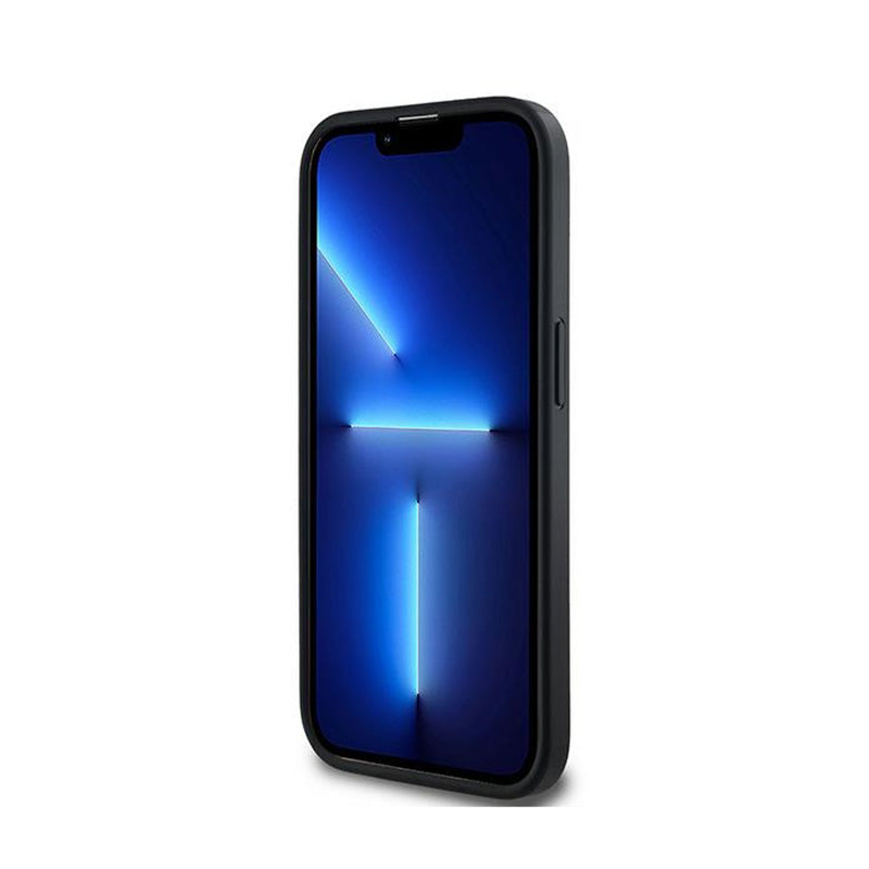 DKNY odinis languotas „Mono Pattern MagSafe“ – dėklas, skirtas „iPhone 14 Pro“ (juodas)