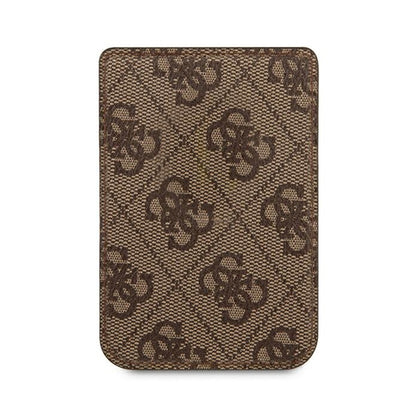 Guess Piniginė kortelėms MagSafe 4G - Magnetinė piniginė (ruda)