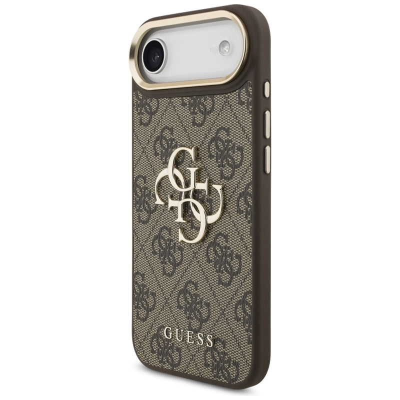 Guess 4G Big 4G Classic Logo dėklas iPhone Air (ruda / auksas)