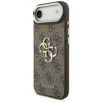 Guess 4G Big 4G Classic Logo dėklas iPhone Air (ruda / auksas)