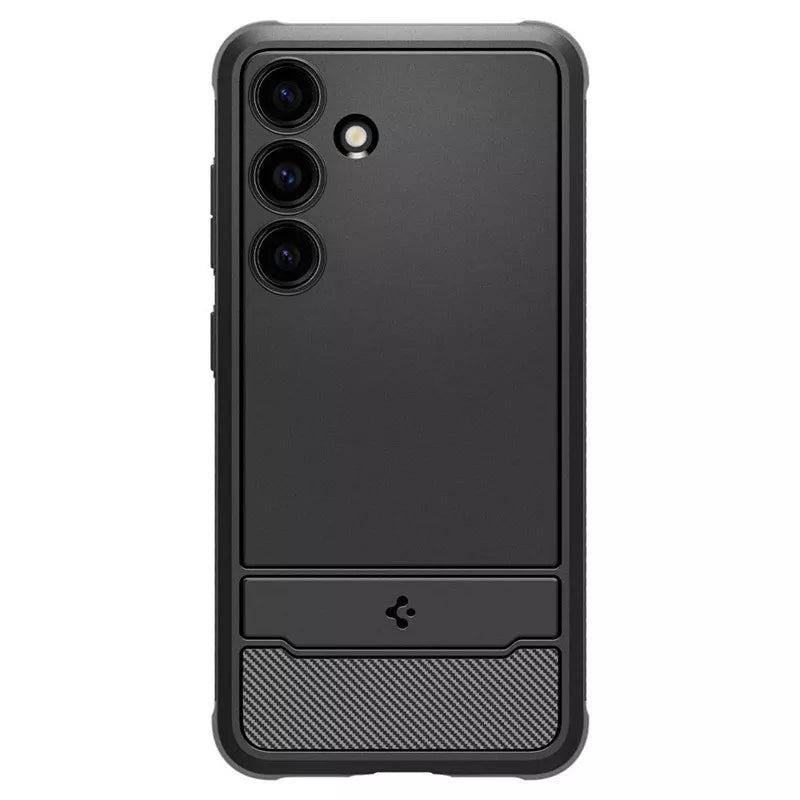 Spigen Rugged Armor – dėklas, skirtas Samsung Galaxy S24+ („Matte Black“)