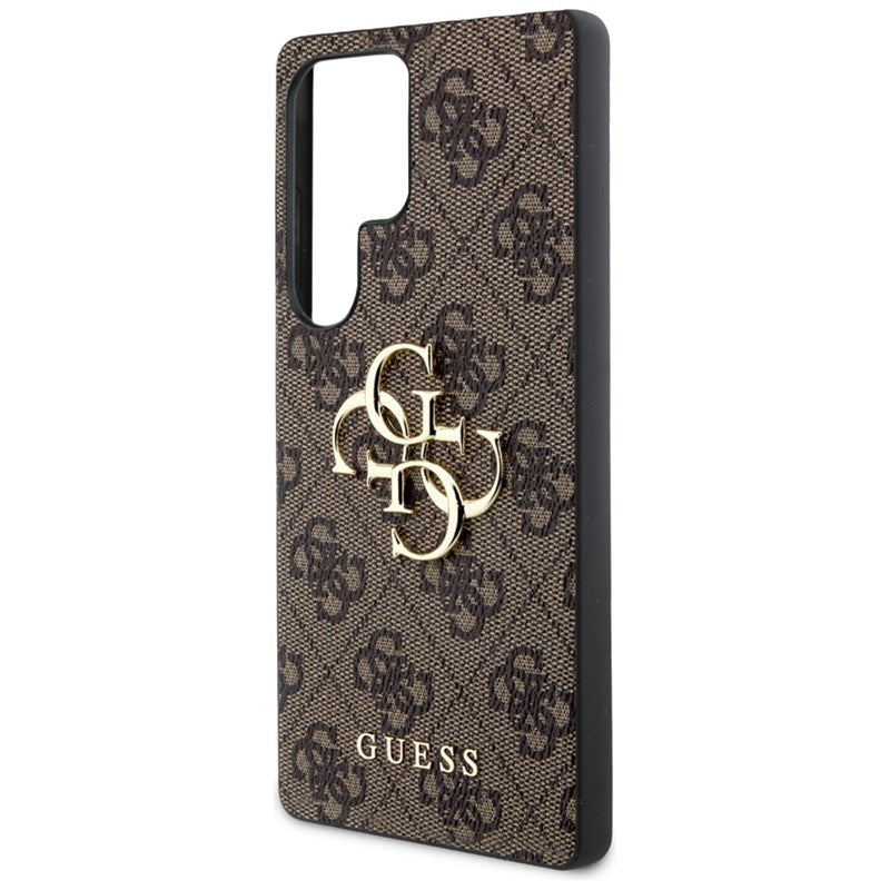 Guess Big 4G Logo Classic Logo - dėklas skirtas Samsung Galaxy S25 Ultra (rudas)