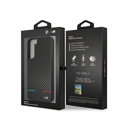 BMW M kolekcija Triangles – dėklas Samsung Galaxy S22+ (juodas)