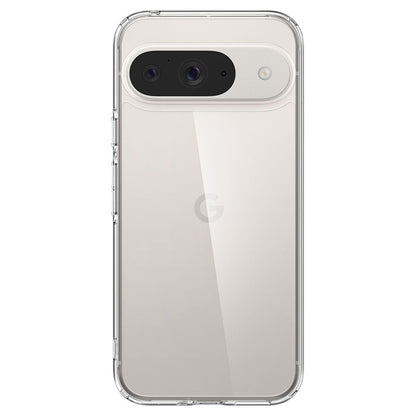 Spigen Ultra Hybrid – dėklas, skirtas Google Pixel 9 / 9 Pro (visiškai skaidrus)