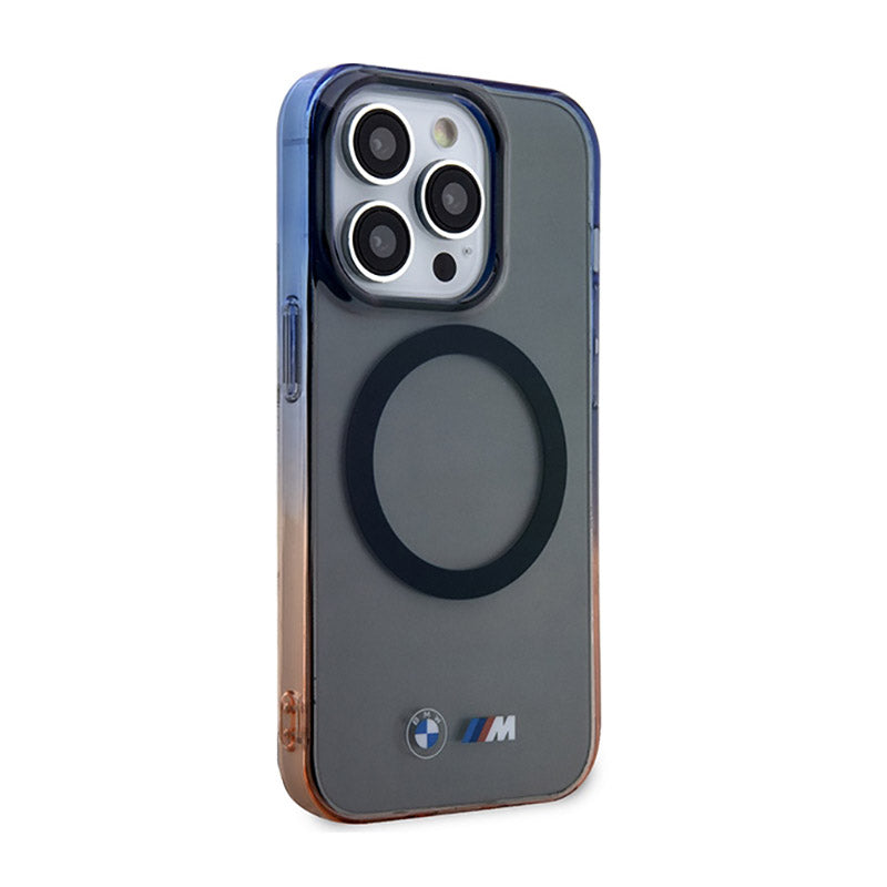 BMW Gradient Bumper MagSafe – Dėklas iPhone 14 Pro (pilkas)