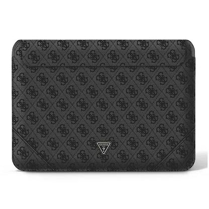 Guess 4G Uptown Triangle Logo Sleeve - Nešiojamojo kompiuterio dėklas 13" / 14" (juodas)