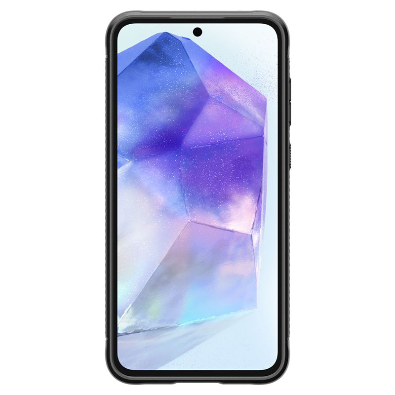 "Spigen Rugged Armor" - "Samsung Galaxy A55 5G" dėklas (matinės juodos spalvos)
