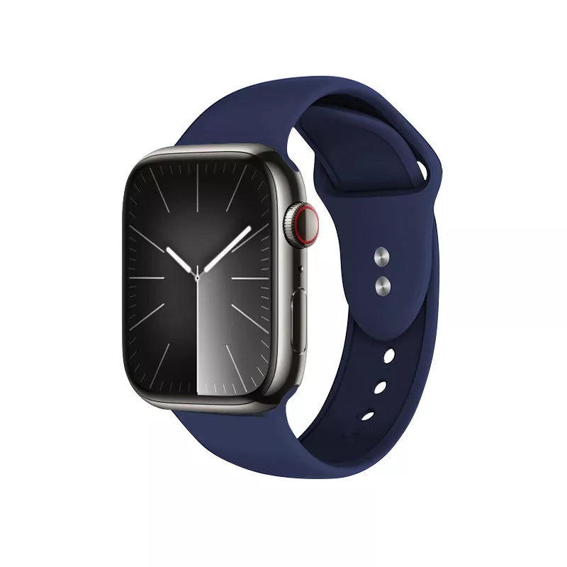 "Crong Liquid" - Dirželis, skirtas "Apple Watch" 44/45/46/49 mm (tamsiai mėlynas)