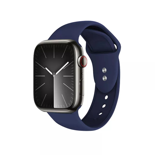 "Crong Liquid" - Dirželis, skirtas "Apple Watch" 44/45/46/49 mm (tamsiai mėlynas)