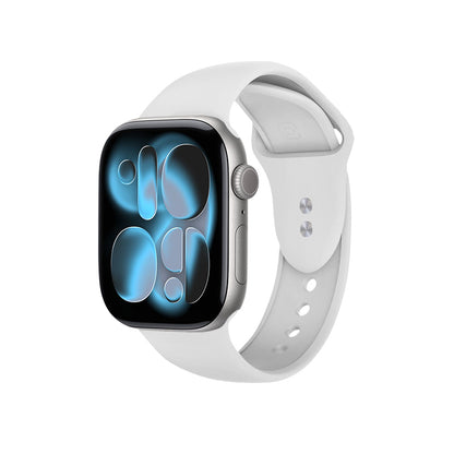 Crong Liquid – Dirželis Apple Watch 44/45/46/49 mm (baltas)