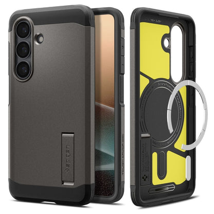 Spigen Tough Armor MagSafe dėklas, skirtas Samsung Galaxy S26+ (Gunmetal)