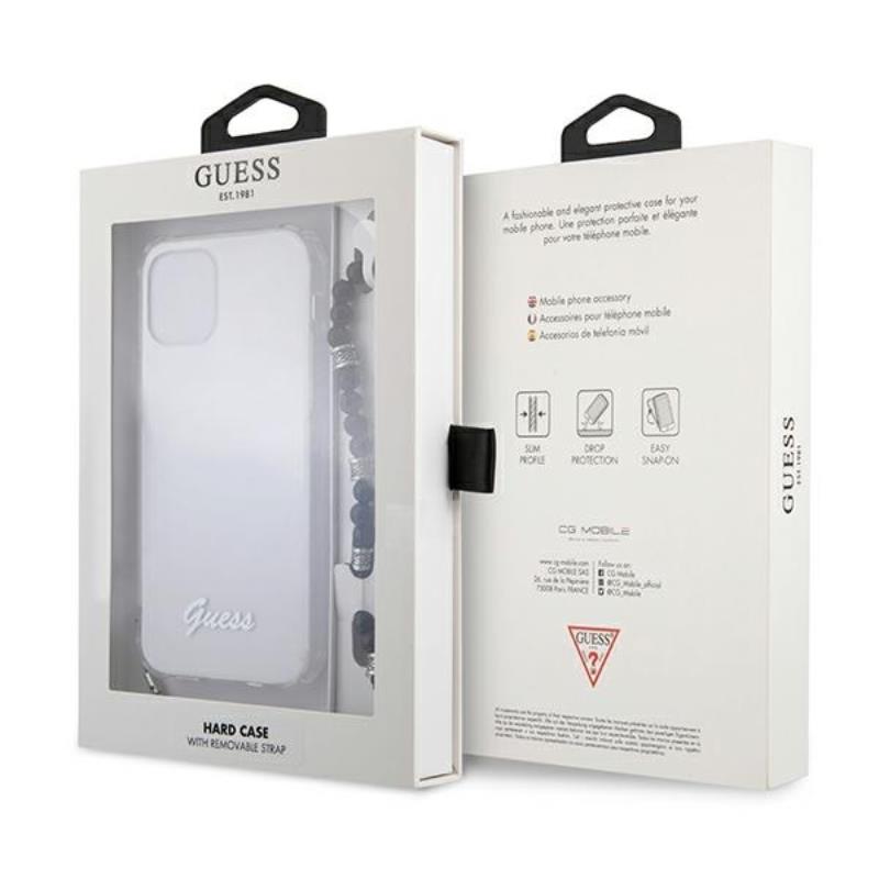 Guess Black Pearl Strap - iPhone 12 Pro Max dėklas (skaidrus)
