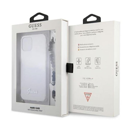Guess Black Pearl Strap - iPhone 12 Pro Max dėklas (skaidrus)