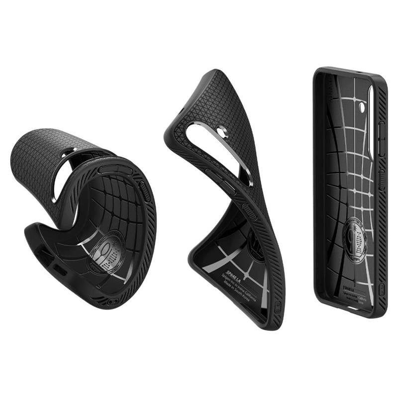 Spigen Liquid Air – dėklas Samsung Galaxy S25 (matinė juoda)