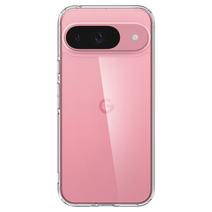 Spigen Ultra Hybrid – dėklas, skirtas Google Pixel 9 / 9 Pro (visiškai skaidrus)