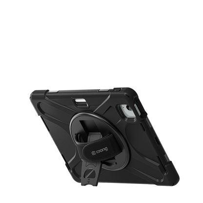 Crong Defender Plus - Tvirtas dėklas iPad Air 11" M3 (2025) / M2 (2024) (juodas)