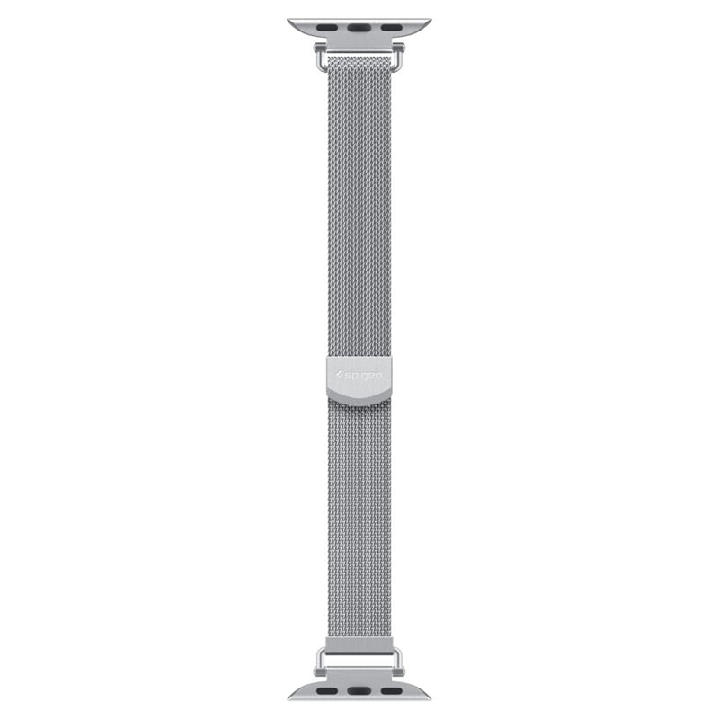 Spigen WBM4 - Nerūdijančio plieno apyrankė, skirta Apple Watch 40/41/42 mm (Sidabrinė)