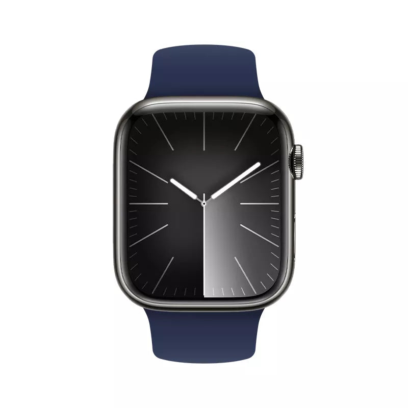 "Crong Liquid" - Dirželis, skirtas "Apple Watch" 44/45/46/49 mm (tamsiai mėlynas)