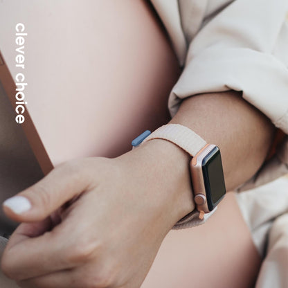 Crong Nylon – sportinis dirželis, skirtas „Apple Watch“ 38/40/41/42 mm (žvaigždžių šviesa)