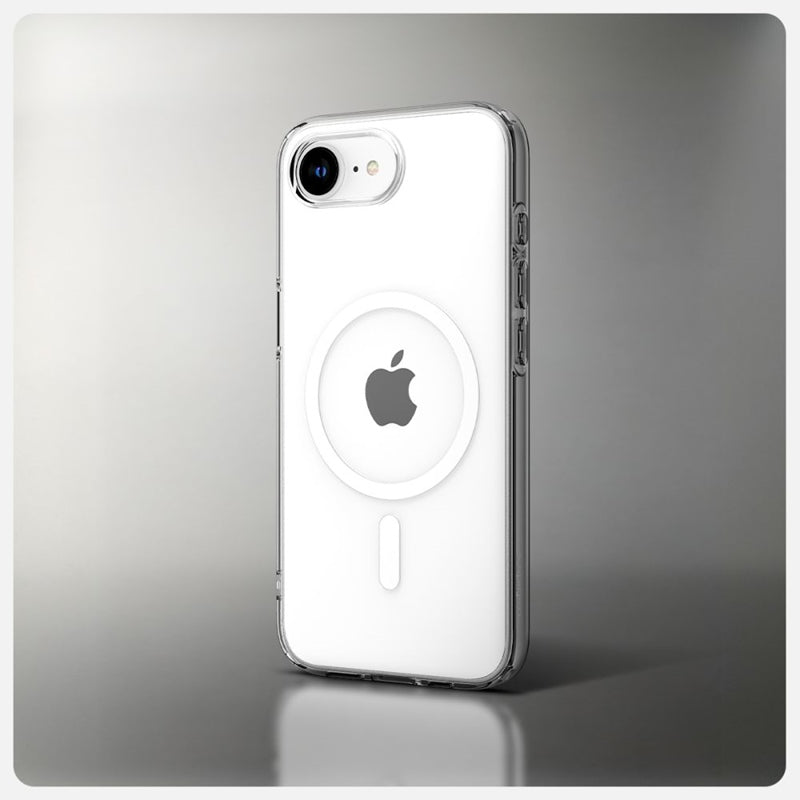 Spigen Liquid Crystal Mag MagSafe dėklas iPhone 17e / 16e (Skaidrus)