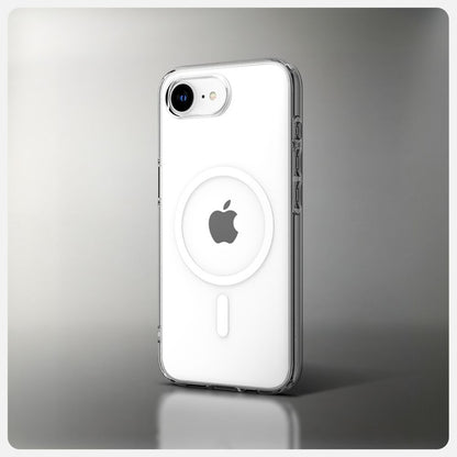 Spigen Liquid Crystal Mag MagSafe dėklas iPhone 17e / 16e (Skaidrus)