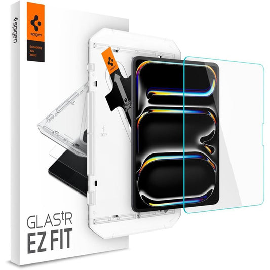 Spigen GLAS.TR EZ FIT - Grūdintas stiklas, skirtas iPad Pro 13" (M5, 2025 / M4, 2024) (Skaidrus)