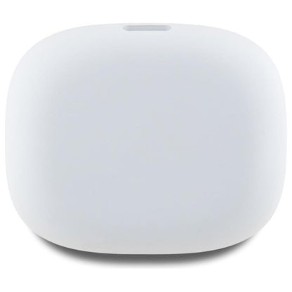 BMW logotipais dekoruotos – „Bluetooth TWS“ ausinės su ENC ir įkrovimo dėklu (balta)