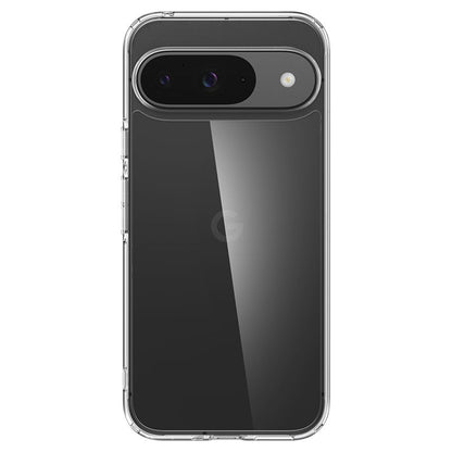 Spigen Ultra Hybrid – dėklas, skirtas Google Pixel 9 / 9 Pro (visiškai skaidrus)