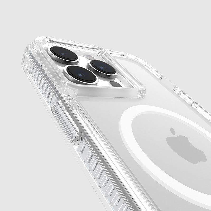 Case-Mate Ultra Tough + D3O MagSafe – „iPhone 15 Pro Max“ dėklas (skaidrus)