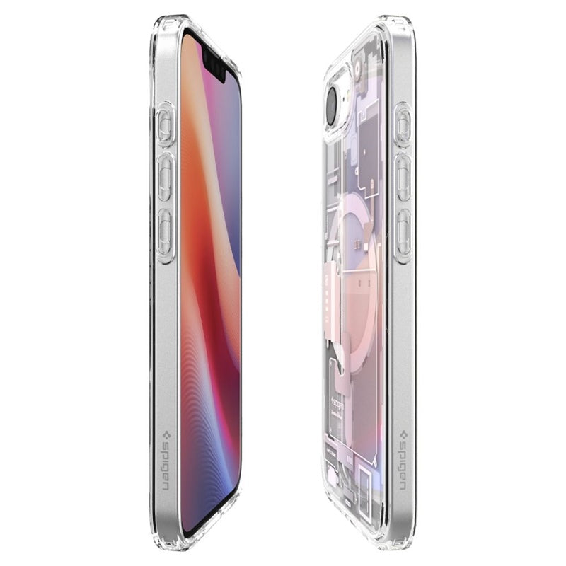 Spigen Ultra Hybrid Mag MagSafe - dėklas iPhone 17e / 16e (Zero One White)