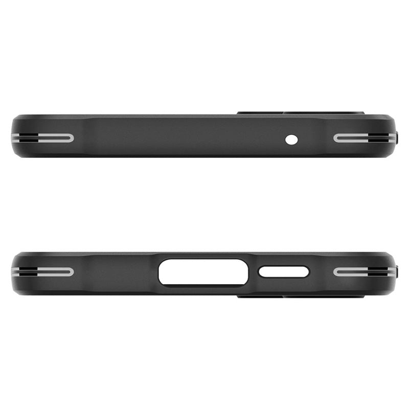 "Spigen Rugged Armor" - "Samsung Galaxy A55 5G" dėklas (matinės juodos spalvos)