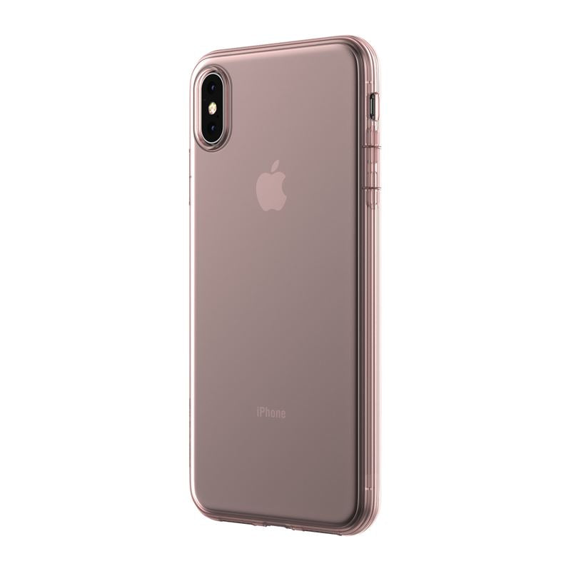 Incase Protective Clear Cover, skirtas iPhone Xs Max (rožinio aukso spalvos)