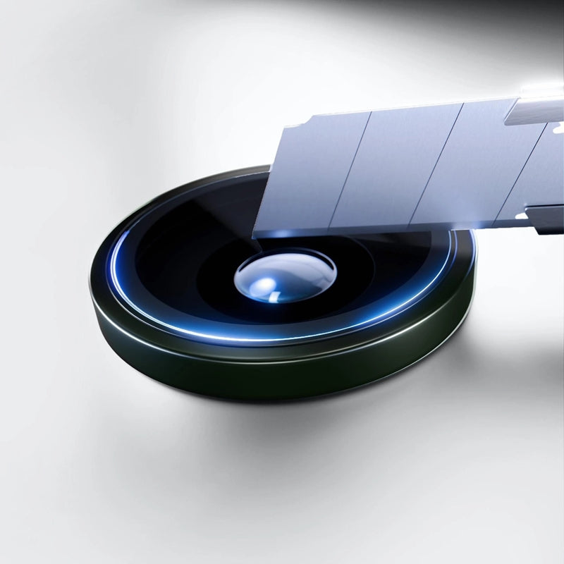 3mk HARDY Apsauga Objektyvui Pro - Kameros Objektyvo Stiklas, skirtas iPhone 17 (Juodas)